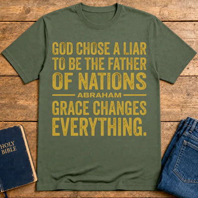 Grace Changes Everything T-Shirt - Military Green