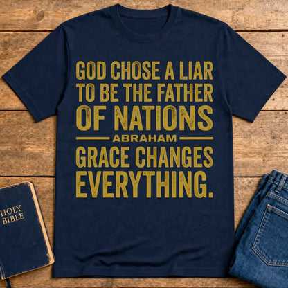 Grace Changes Everything T-Shirt - Navy