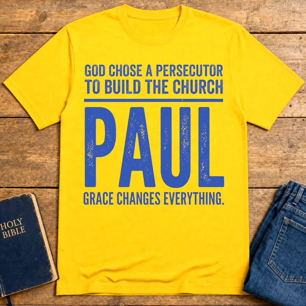 Grace Changes Everything Paul T-Shirt - Daisy