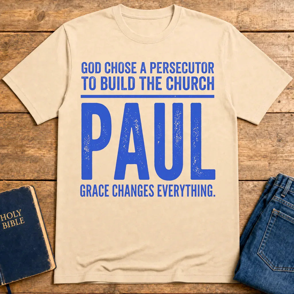 Grace Changes Everything Paul T-Shirt - Natural