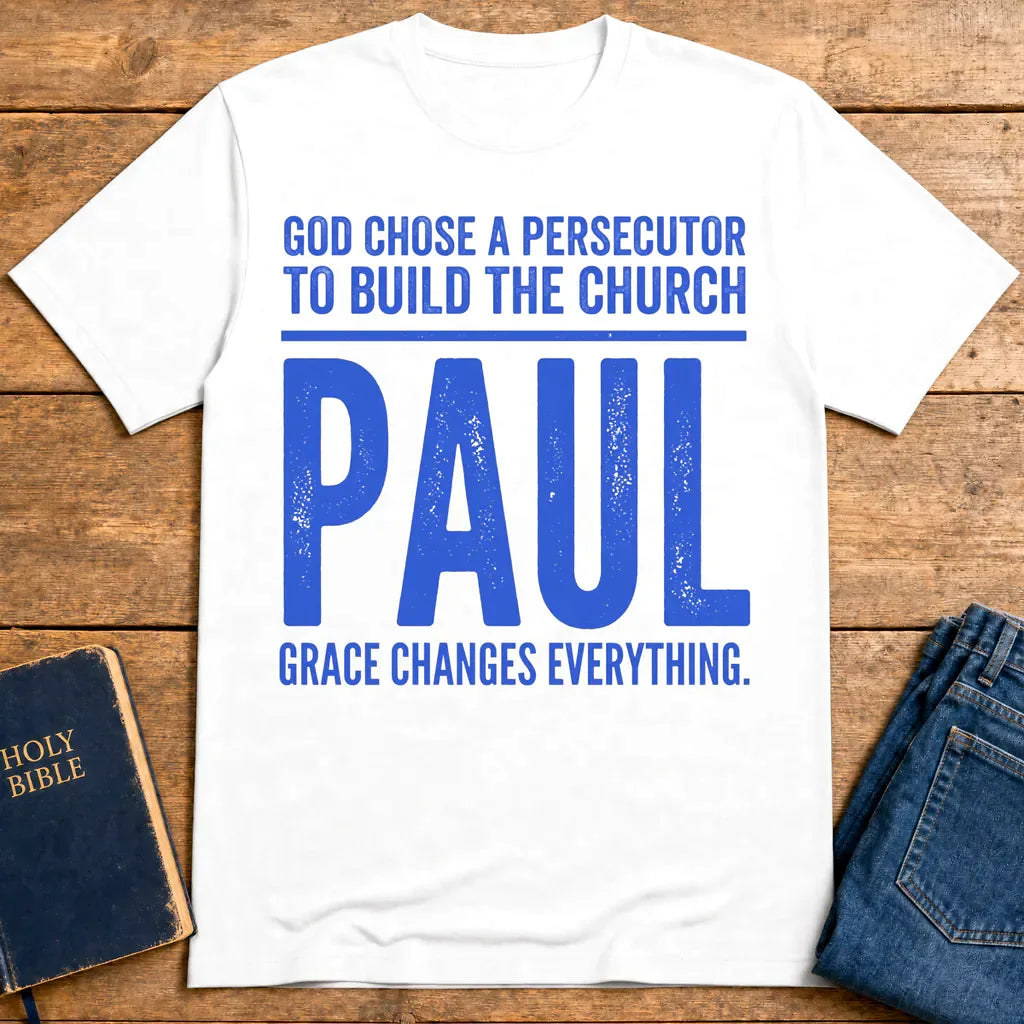 Grace Changes Everything Paul T-Shirt - White