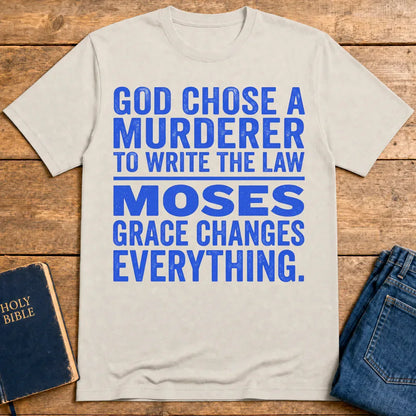 Grace Changes Everything T-Shirt - Ice Grey