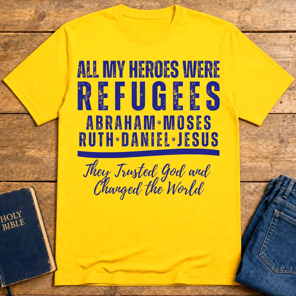 Heroes of Faith Refugees T-Shirt - Daisy