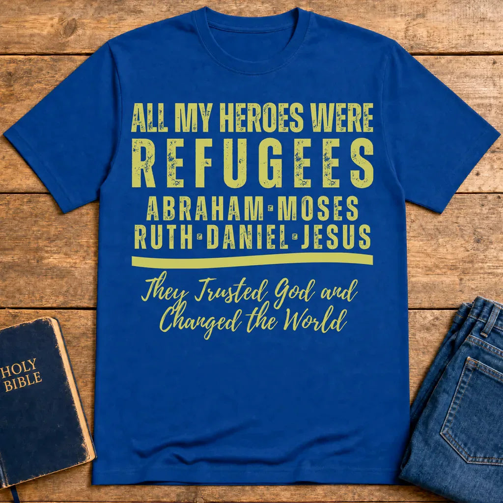 Heroes of Faith Refugees T-Shirt - Royal