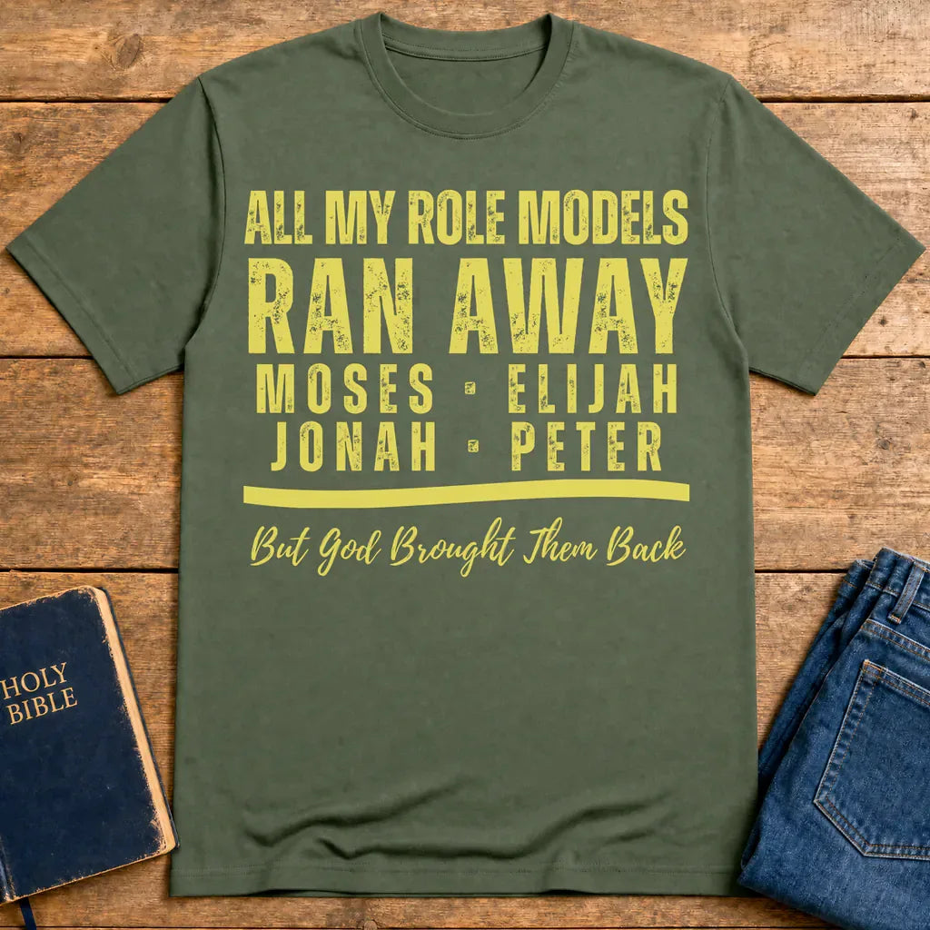 Role Models Ran Away T-Shirt - Military Green