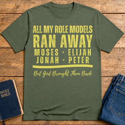 Role Models Ran Away T-Shirt - Military Green