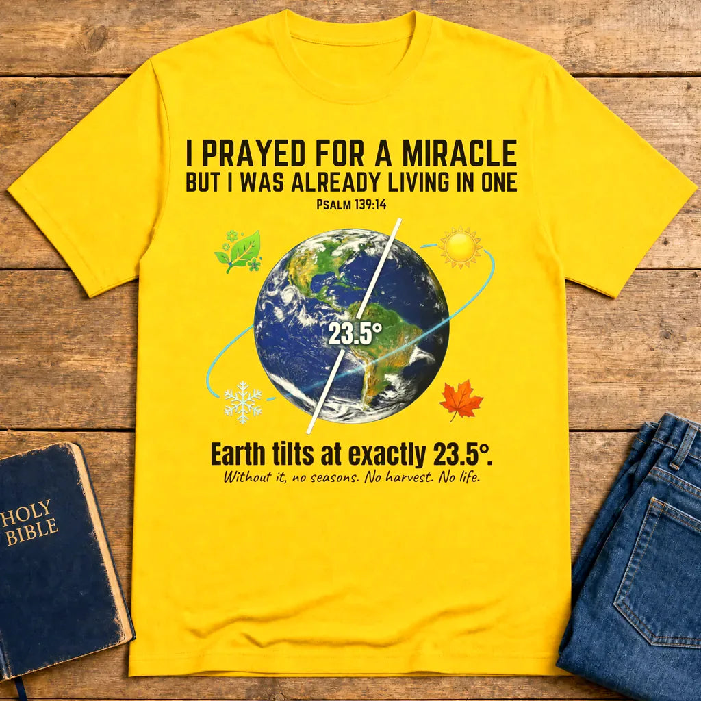 Divine Design Earth Tilt T-Shirt - Daisy