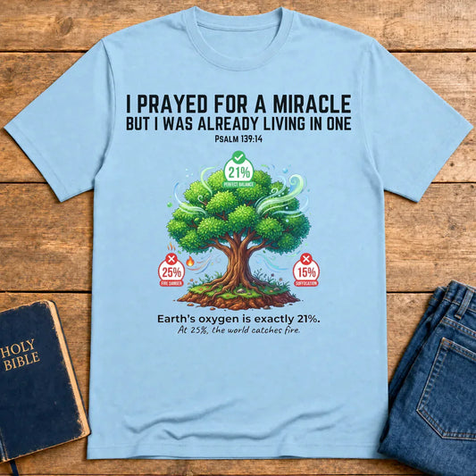 Perfect Balance Nature T-Shirt - Light Blue
