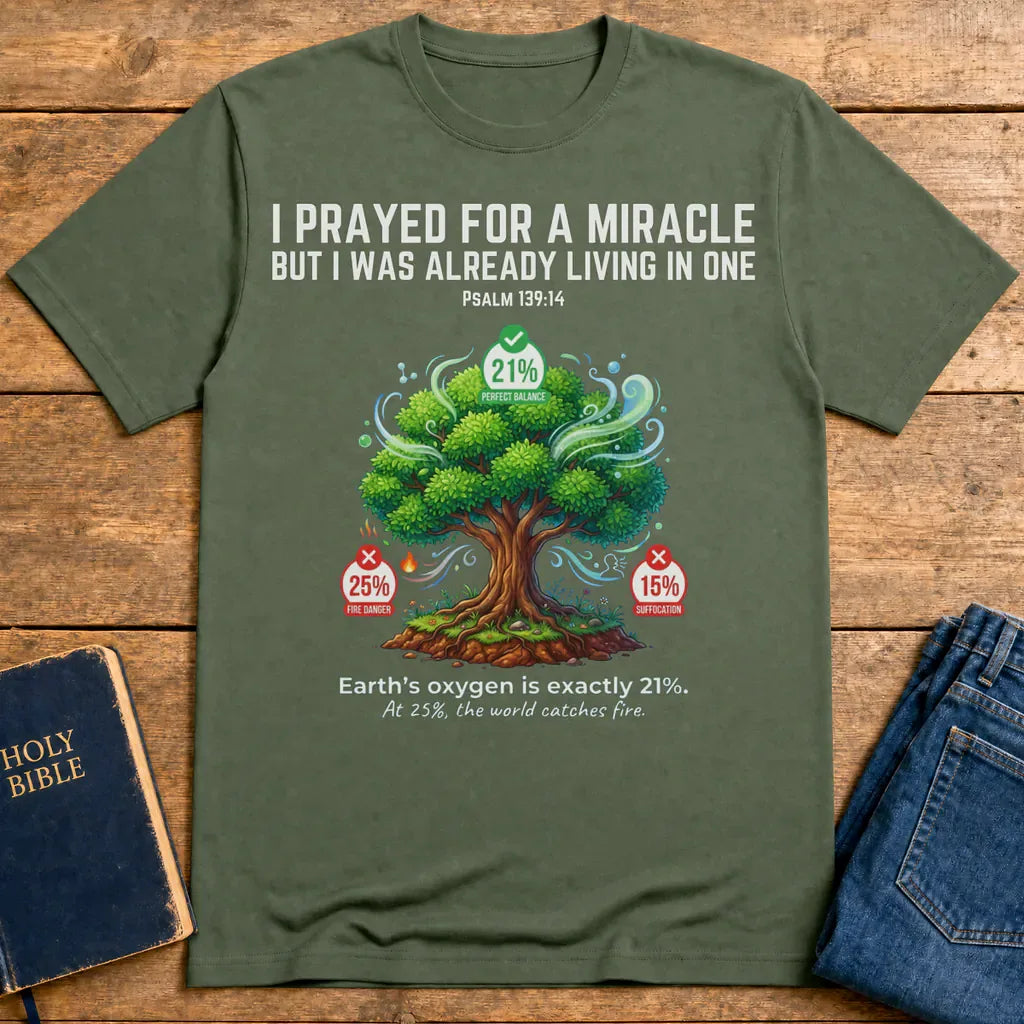 Perfect Balance Nature T-Shirt - Military Green