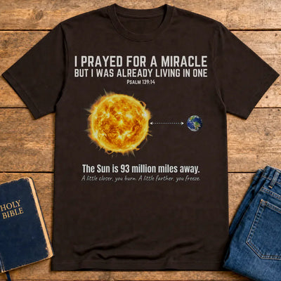 Perfectly Placed Planet T-Shirt - Dark Chocolate