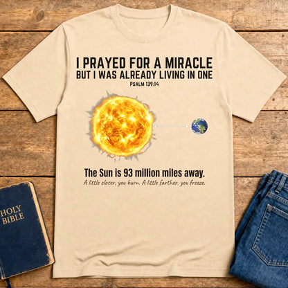 Perfectly Placed Planet T-Shirt - Natural