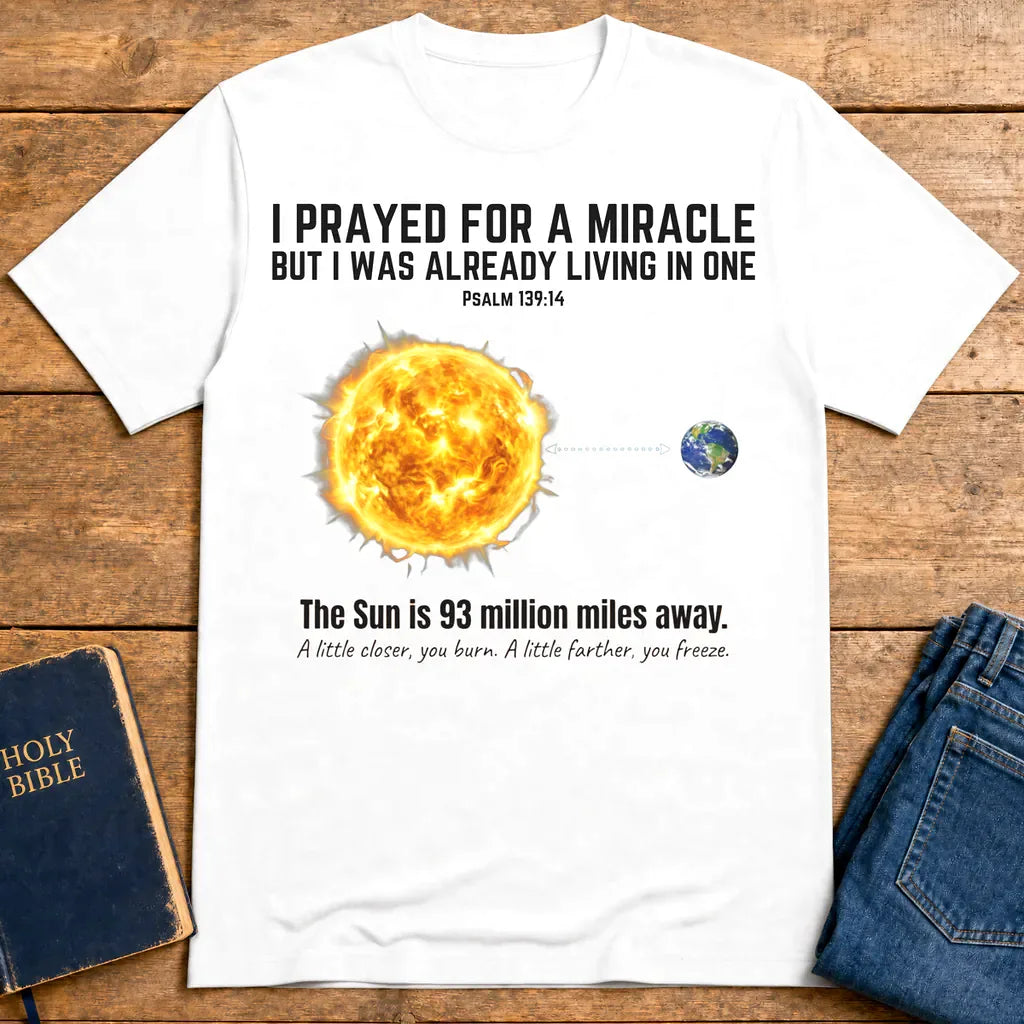 Perfectly Placed Planet T-Shirt - White
