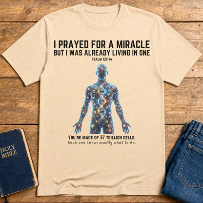 Fearfully & Wonderfully Made T-Shirt - Natural