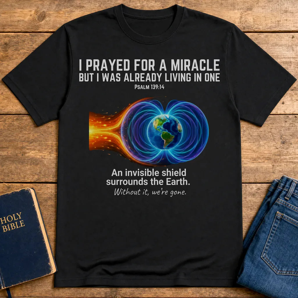 Invisible Shield Earth T-Shirt - Black