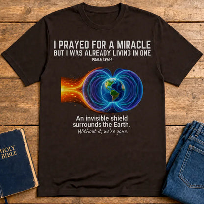 Invisible Shield Earth T-Shirt - Dark Chocolate
