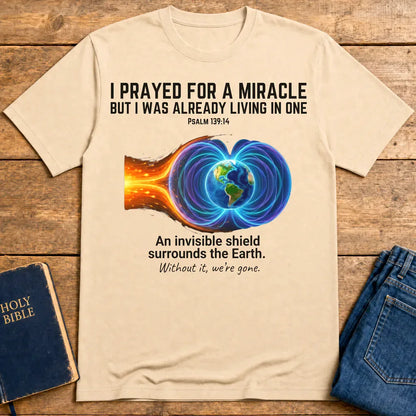 Invisible Shield Earth T-Shirt - Natural