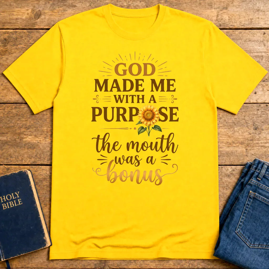 Purpose and Bonus Mouth T-Shirt - Daisy
