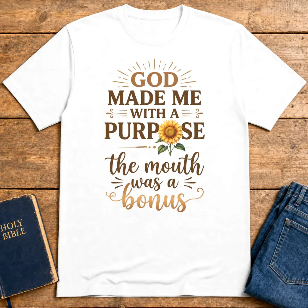 Purpose and Bonus Mouth T-Shirt - White