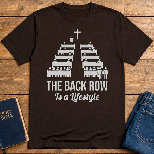 The Back Row Lifestyle T-Shirt - Dark Chocolate