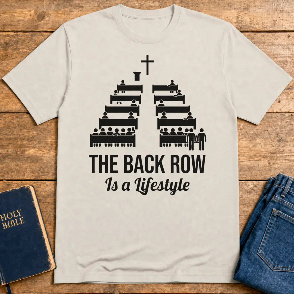 The Back Row Lifestyle T-Shirt - Ice Grey
