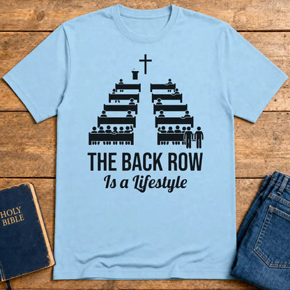 The Back Row Lifestyle T-Shirt - Light Blue