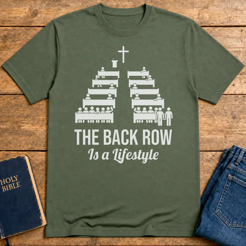 The Back Row Lifestyle T-Shirt - Military Green