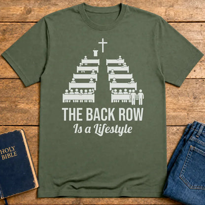The Back Row Lifestyle T-Shirt - Military Green
