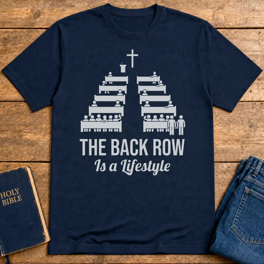 The Back Row Lifestyle T-Shirt - Navy