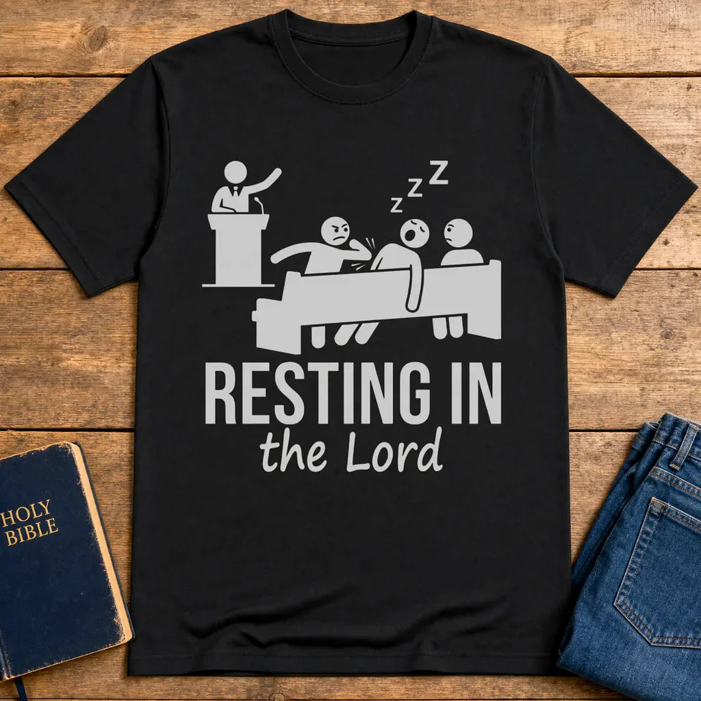 Resting in the Lord T-Shirt - Black