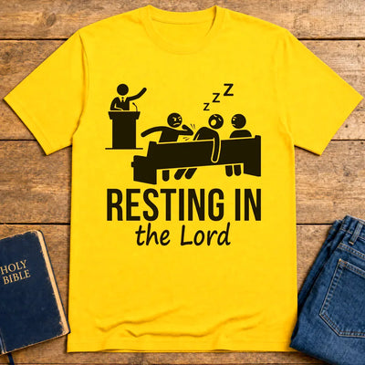 Resting in the Lord T-Shirt - Daisy