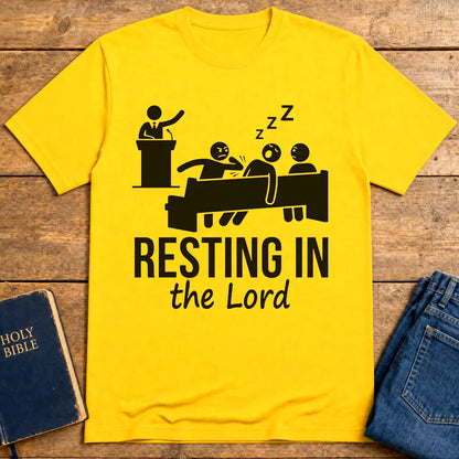 Resting in the Lord T-Shirt - Daisy