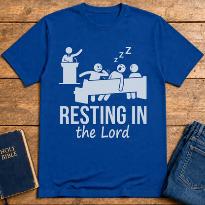 Resting in the Lord T-Shirt - Royal