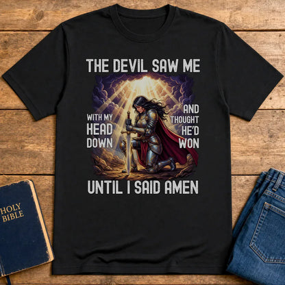 Warrior Prayer Victory T-Shirt - Black
