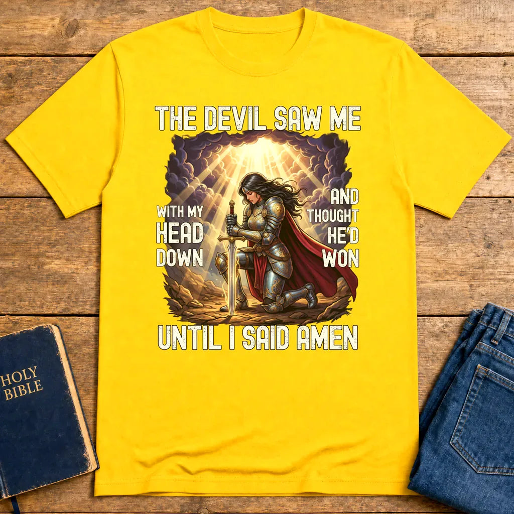 Warrior Prayer Victory T-Shirt - Daisy