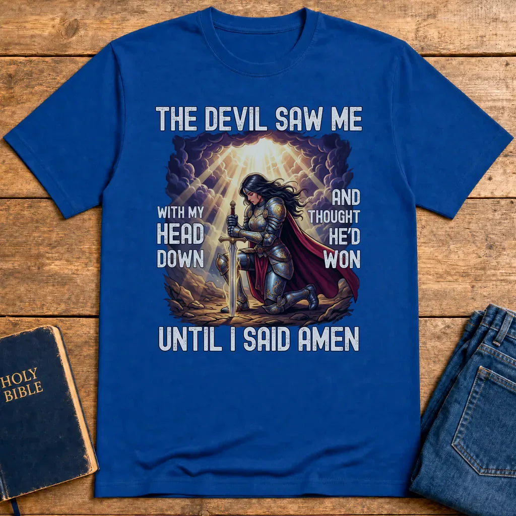 Warrior Prayer Victory T-Shirt - Royal