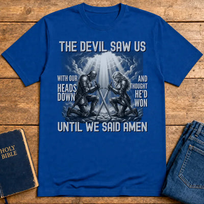 Until We Said Amen T-Shirt - Royal