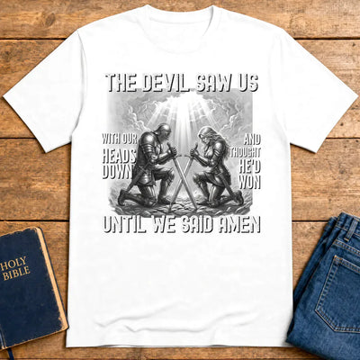 Until We Said Amen T-Shirt - White