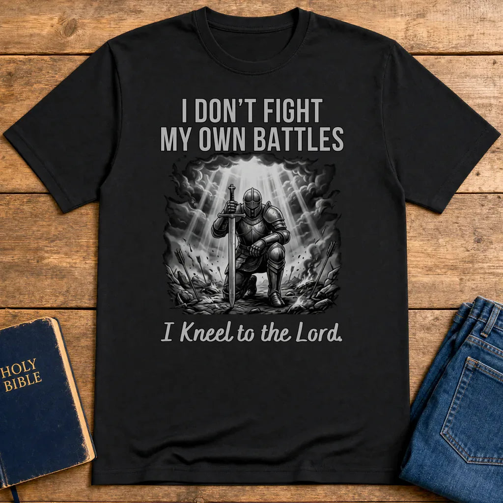 Kneel to the Lord T-Shirt - Black