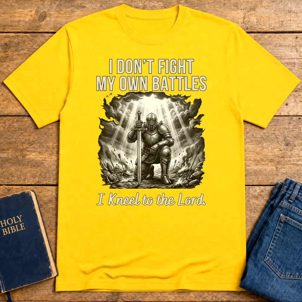 Kneel to the Lord T-Shirt - Daisy