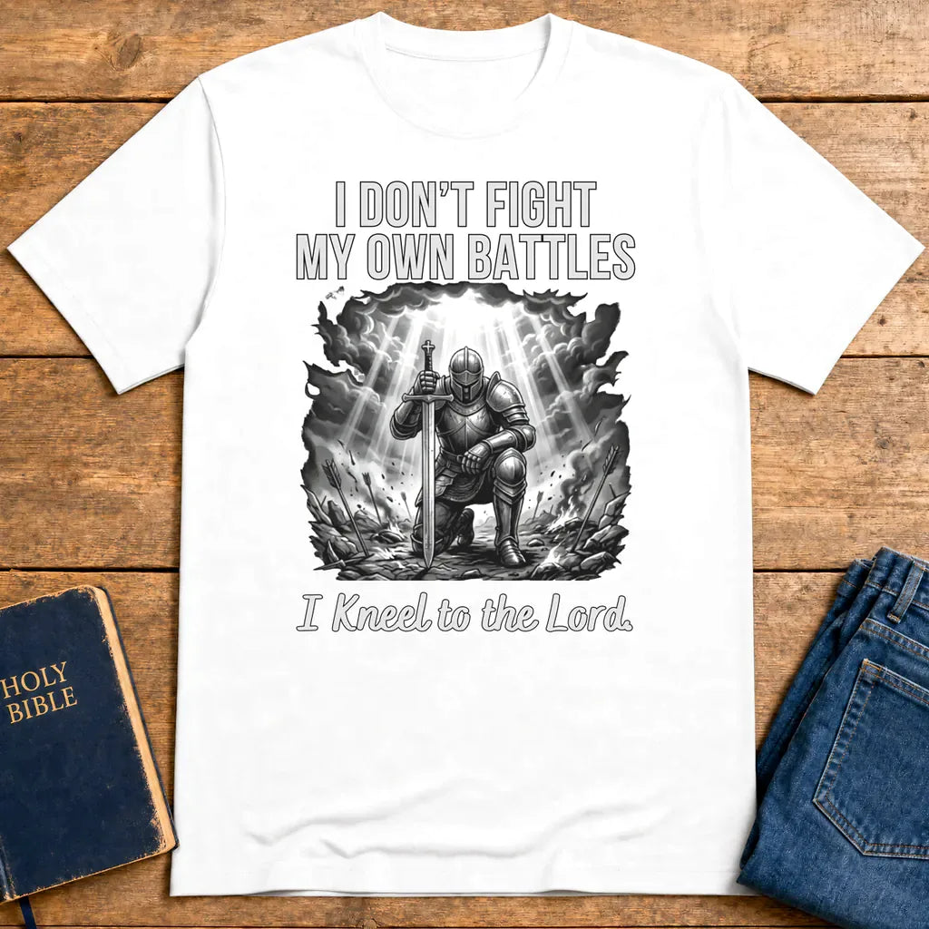 Kneel to the Lord T-Shirt - White