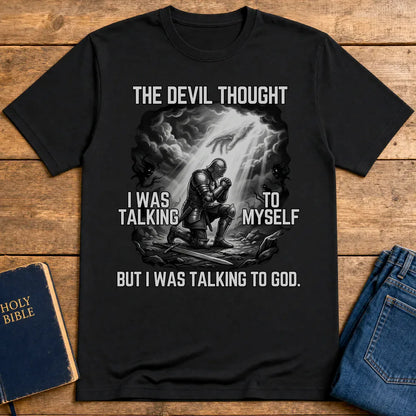 Warrior Prayer Faith T-Shirt - Black