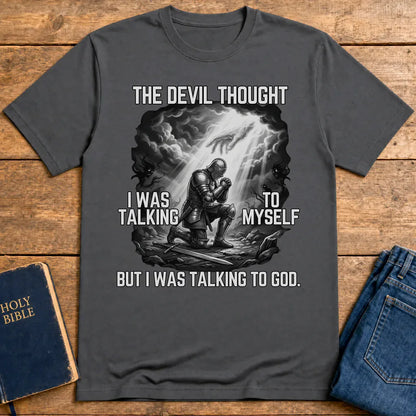 Warrior Prayer Faith T-Shirt - Charcoal