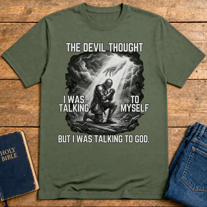 Warrior Prayer Faith T-Shirt - Military Green