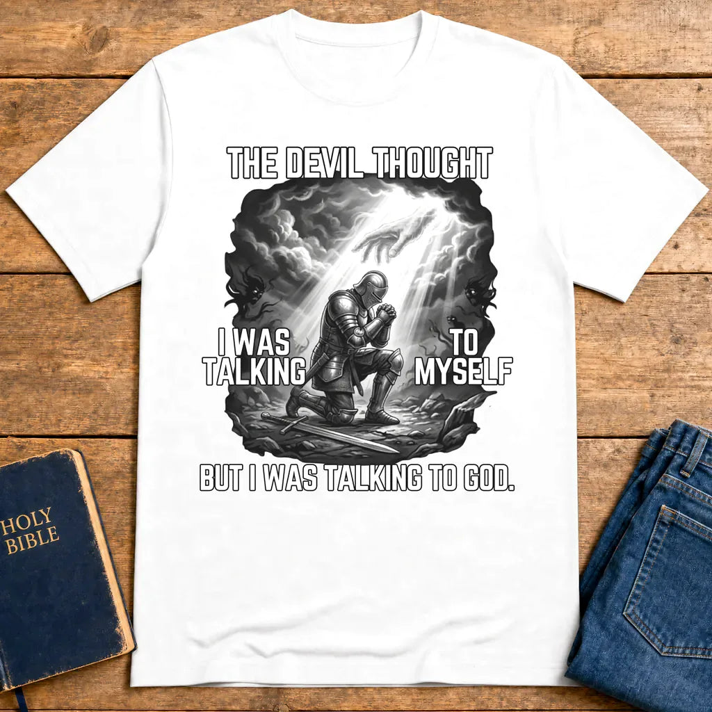 Warrior Prayer Faith T-Shirt - White