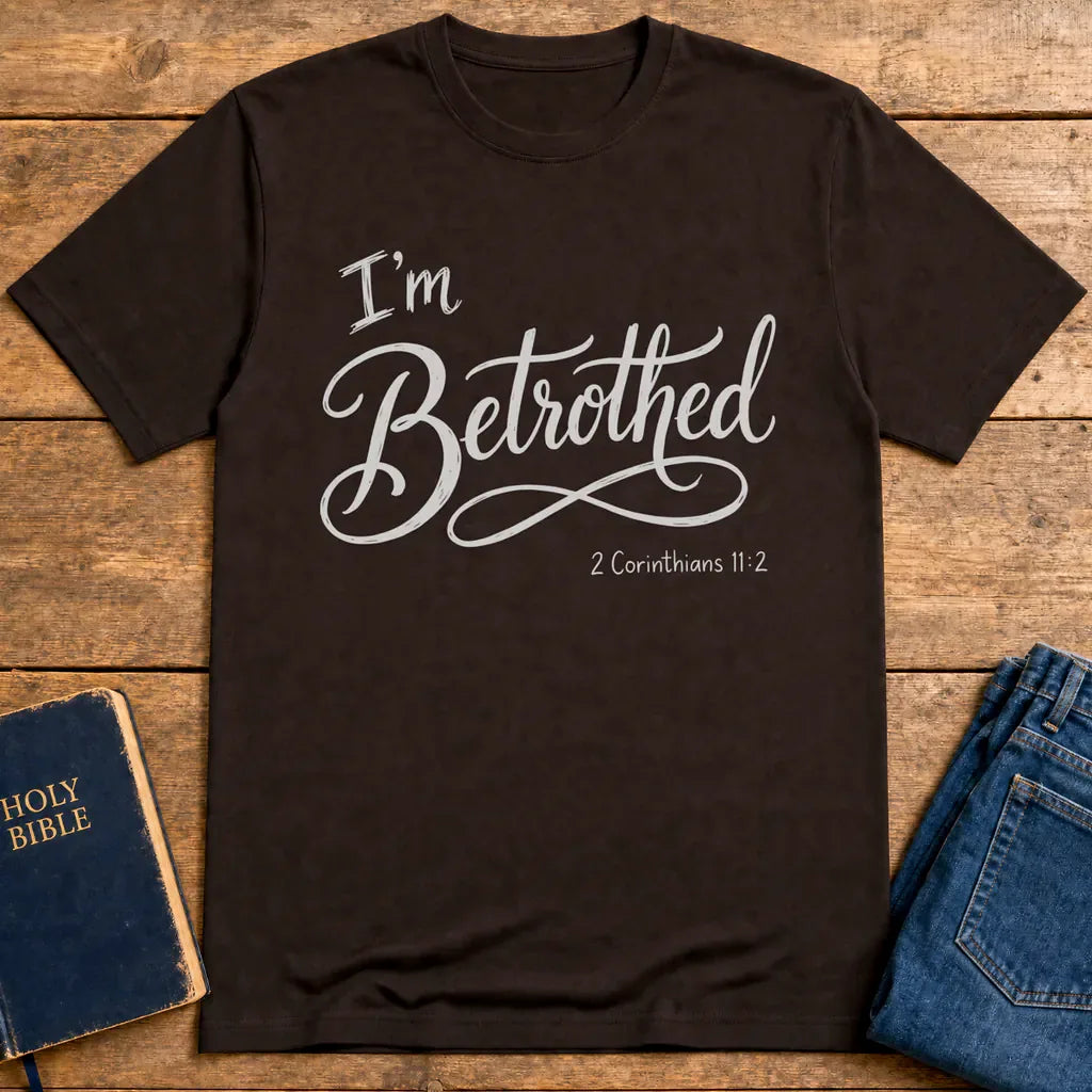 I'm Betrothed T-Shirt - Dark Chocolate