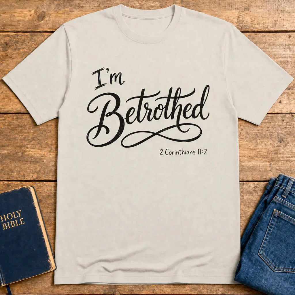I'm Betrothed T-Shirt - Ice Grey