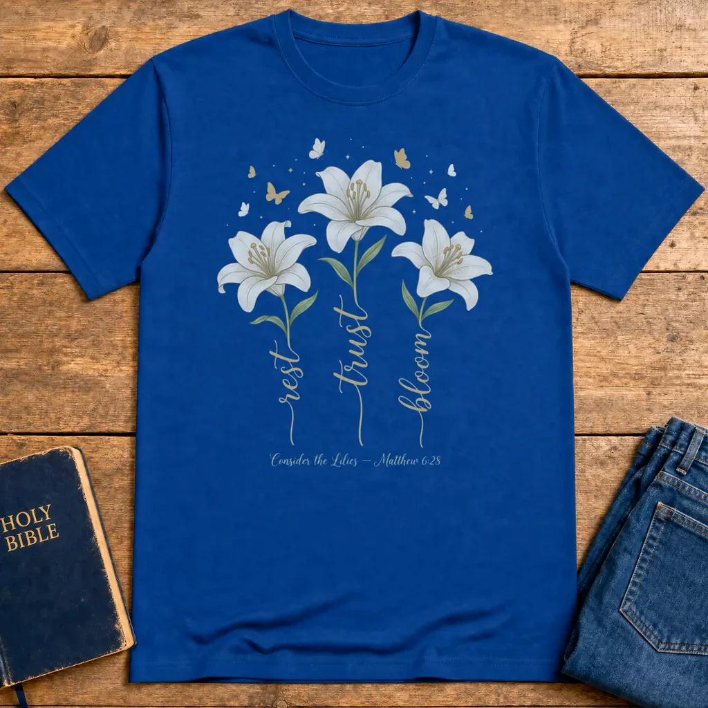 Rest Trust Bloom T-Shirt - Royal