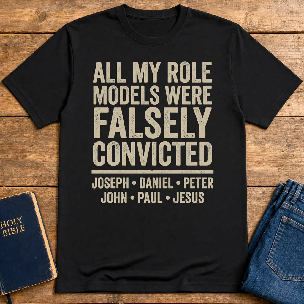 Falsely Convicted Role Models T-Shirt - Black