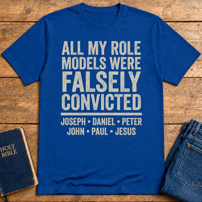 Falsely Convicted Role Models T-Shirt - Royal