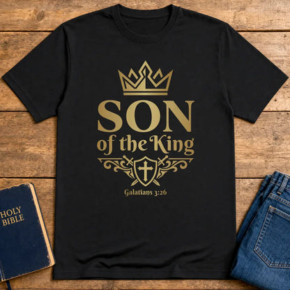 Son of the King Scripture T-Shirt - Black